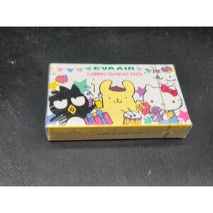 New Sealed Sanrio Characters Hello Kitty Limited Edition Eva Air Playing Cards
